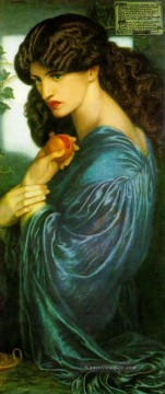 Proserpina Präraffaeliten Bruderschaft Dante Gabriel Rossetti Ölgemälde